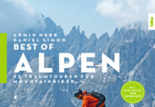 Mehr Anglizismen als Alpen im „Best-of Alpen“ überschriebenen Buch für Bergradler der Sprachpanscher Armin Herb und Daniel Simon