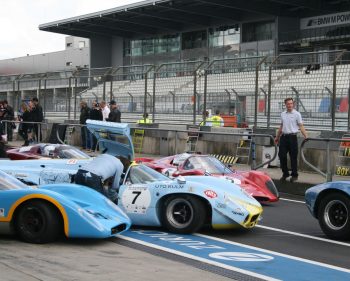 Vor dem 46. AvD-Oldtimer-Grand-Prix 2018 auf dem Nürburgring